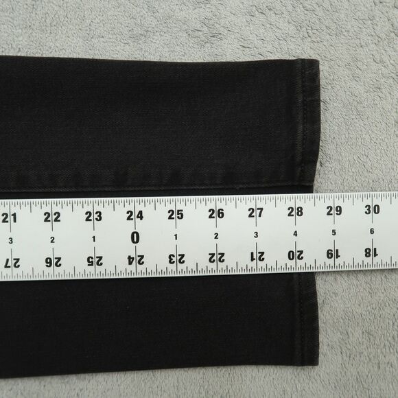 Chico's Jeans Women's Size 00R US-2R Dark Gray High-Rise Straight 28.5" Inseam - Picture 4 of 16